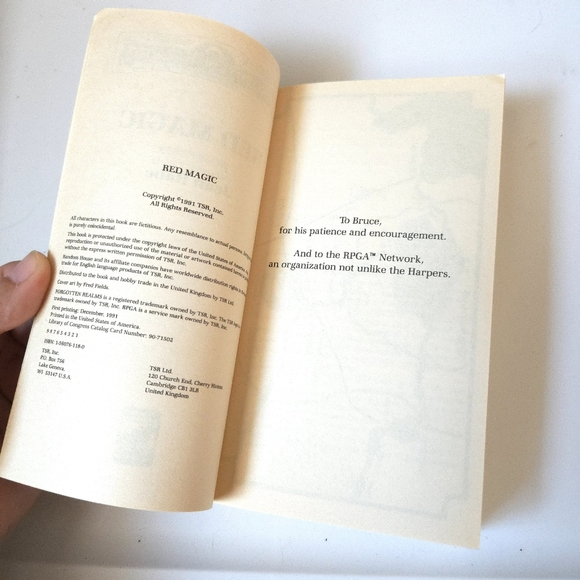 Red Magic by Jean Rabe Paperback Book - Picture 7 of 8